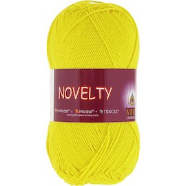 Пряжа Vita-cotton "Novelty" 1214 Жёлтый 50% ProModal, хлопок 50%  200 м 50 гр