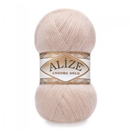 Пряжа Alize "Angora gold" 404 пудра 20% шерсть, 80% акрил	100 гр	550 м